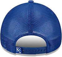 New Era Adults' Kansas City Royals Distressed 9FORTY A-Frame Trucker Cap