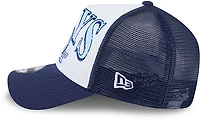 New Era Adults' Tampa Bay Rays Distressed 9FORTY A-Frame Trucker Cap
