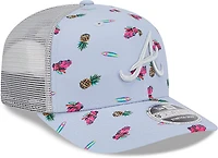 New Era Men's Atlanta Braves Pineapple Pattern 9SEVENTY Cap