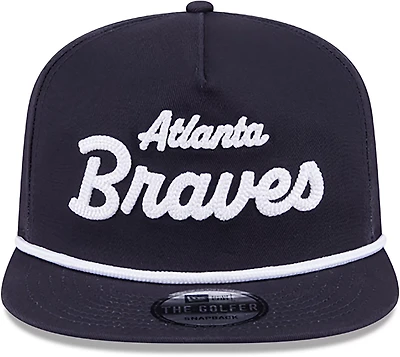 New Era Adults' Atlanta Braves Team Text Golfer Cap
