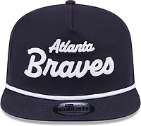New Era Adults' Atlanta Braves Team Text Golfer Cap