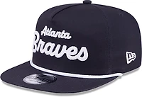 New Era Adults' Atlanta Braves Team Text Golfer Cap