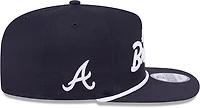 New Era Adults' Atlanta Braves Team Text Golfer Cap