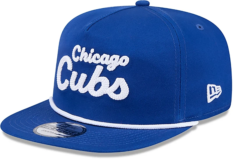 New Era Adults' Chicago Cubs Team Text Golfer Cap