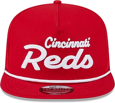 New Era Adults' Cincinnati Reds Team Text Golfer Cap
