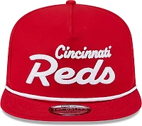 New Era Adults' Cincinnati Reds Team Text Golfer Cap