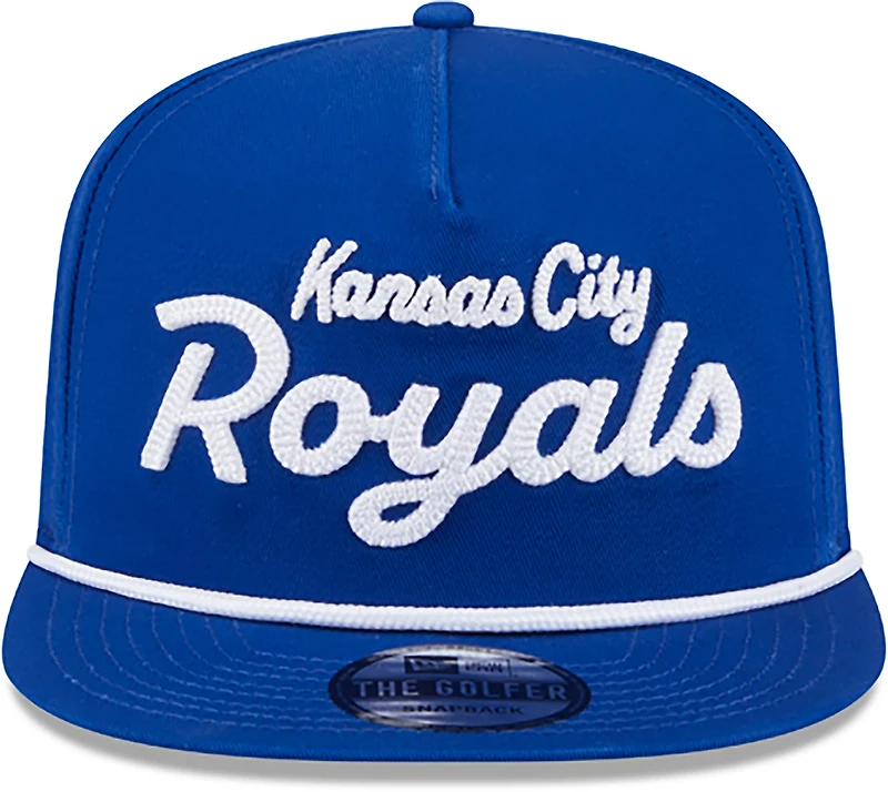 New Era Adults' Kansas City Royals Team Text Golfer Cap