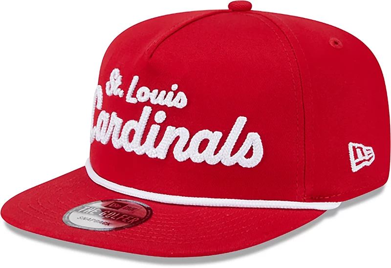 New Era Adults' St. Louis Cardinals Team Text Golfer Cap