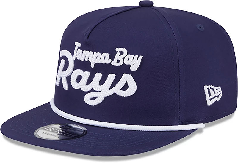 New Era Adults' Tampa Bay Rays Team Text Golfer Cap