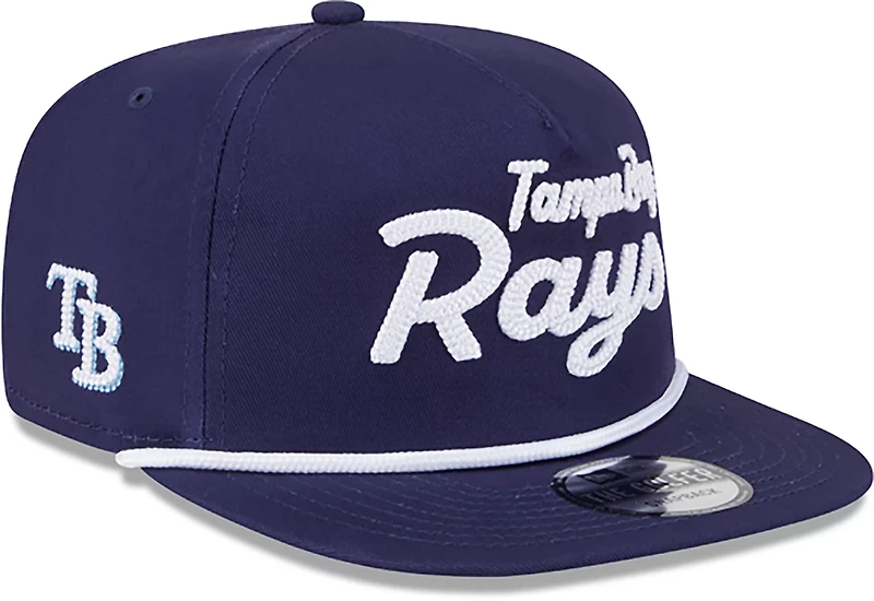 New Era Adults' Tampa Bay Rays Team Text Golfer Cap