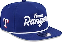 New Era Adults' Texas Rangers Team Text Golfer Cap