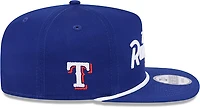 New Era Adults' Texas Rangers Team Text Golfer Cap