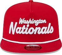 New Era Men's Washington Nationals OTC Team Script Golfer Cap