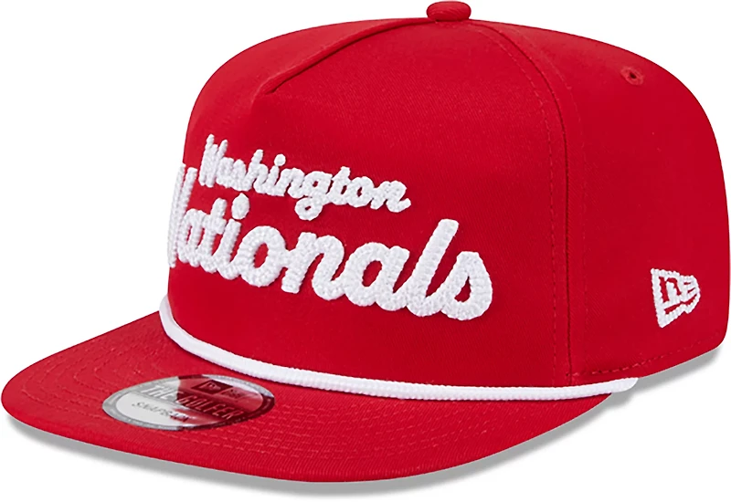 New Era Men's Washington Nationals OTC Team Script Golfer Cap