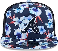 New Era Atlanta Braves Adults' Floral Pattern Golfer Cap
