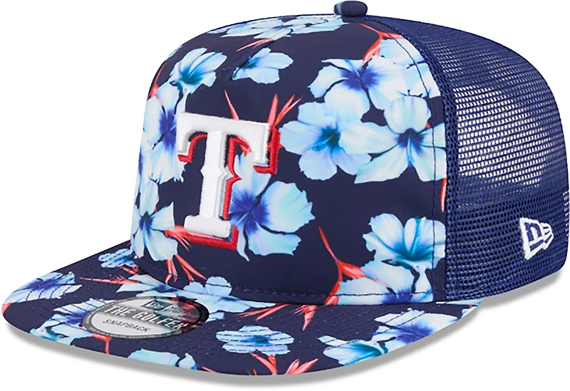 New Era Texas Rangers Adults' Floral Pattern Golfer Cap