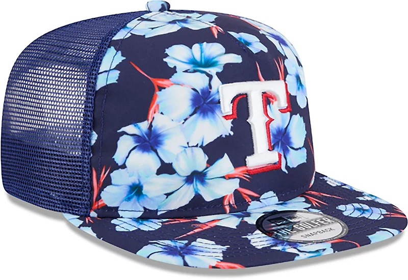 New Era Texas Rangers Adults' Floral Pattern Golfer Cap