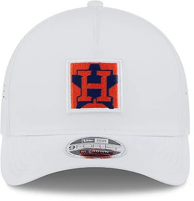 New Era Men's Houston Astros A-Frame Cropped Patch 9FORTY Cap