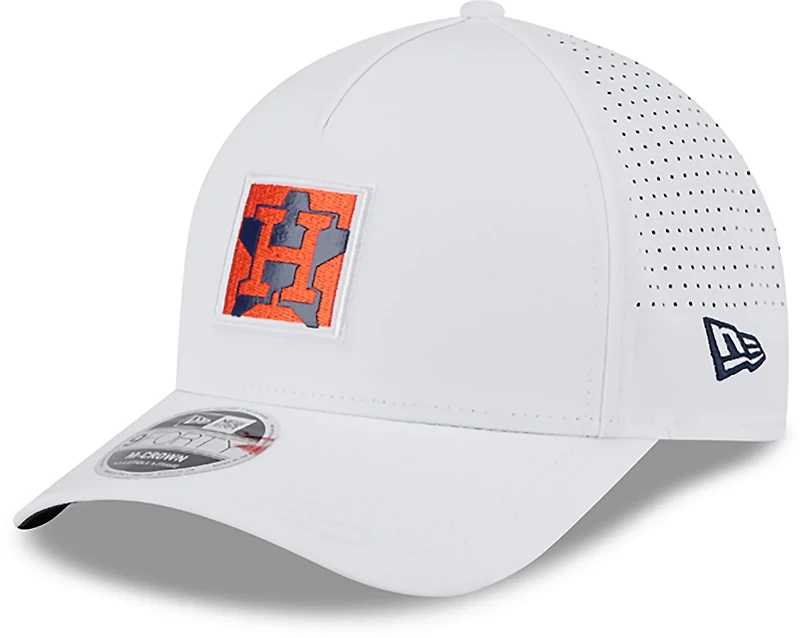 New Era Men's Houston Astros A-Frame Cropped Patch 9FORTY Cap