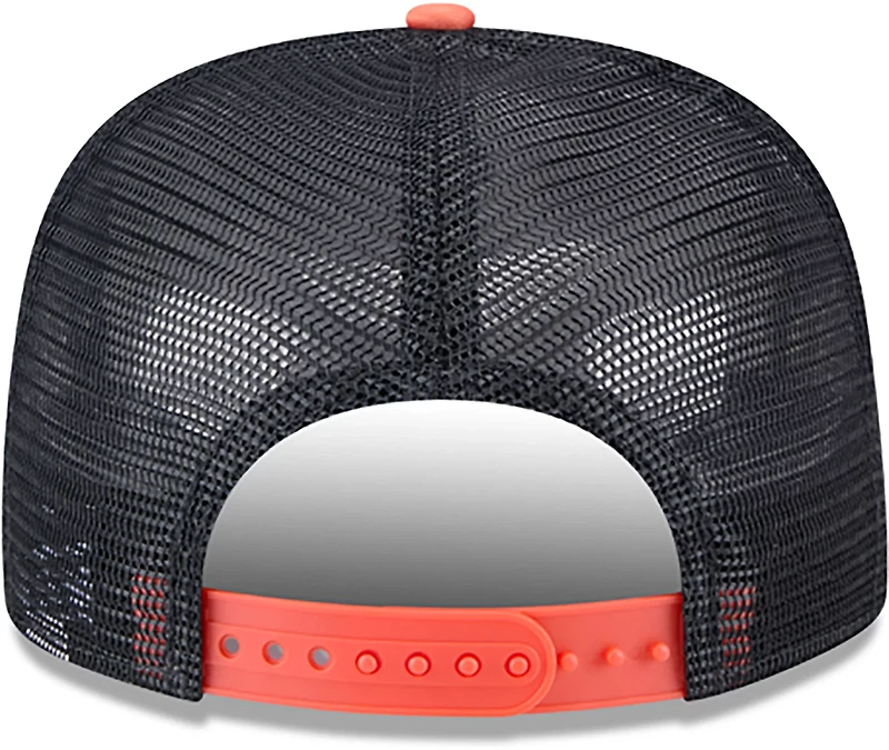 New Era Adults' Houston Astros Retro Script 9FIFTY A-Frame Trucker Cap