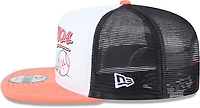 New Era Adults' Houston Astros Retro Script 9FIFTY A-Frame Trucker Cap