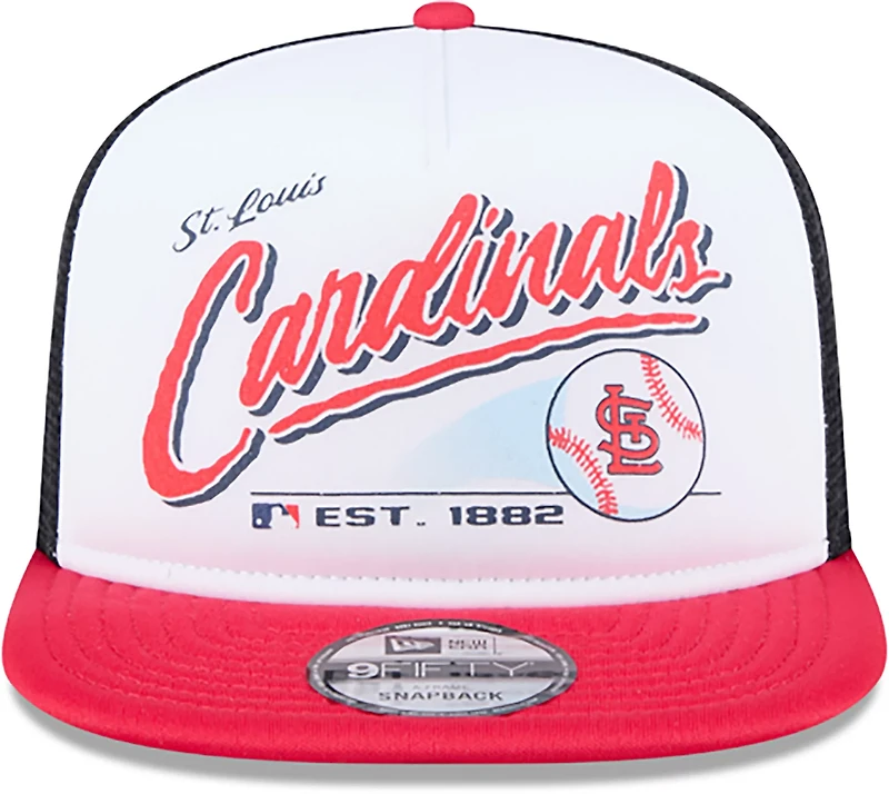 New Era Men's St. Louis Cardinals A-Frame Retro Script 9FIFTY Cap