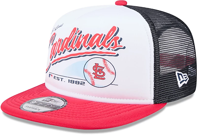 New Era Men's St. Louis Cardinals A-Frame Retro Script 9FIFTY Cap