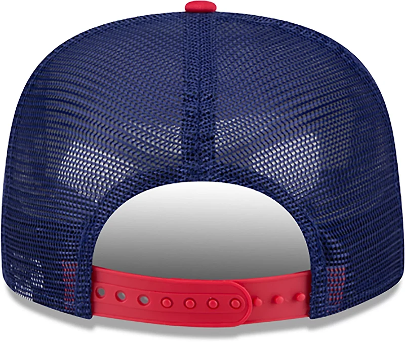 New Era Adults' Texas Rangers Retro Script 9FIFTY A-Frame Trucker Cap