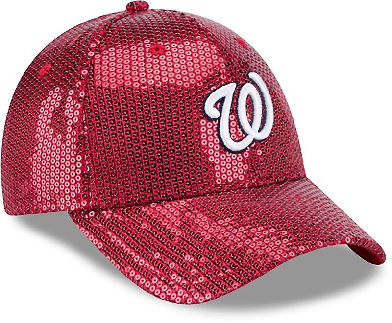 New Era Washington Nationals Women's 9FORTY Sequin OTC Cap