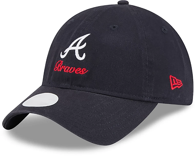 New Era Women's Braves Preppy Team 9TWENTY Cap