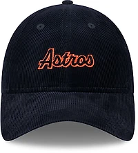 New Era Houston Astros Women's 9Twenty Corduroy Adjustable Cap