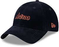 New Era Houston Astros Women's 9Twenty Corduroy Adjustable Cap
