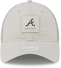 New Era Women's Braves Square Stitch 9TWENTY Cap
