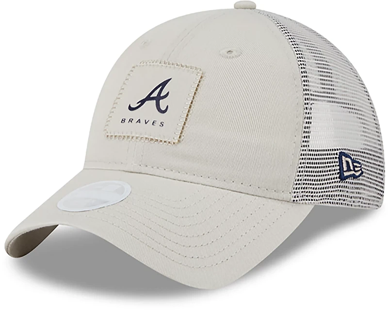 New Era Women's Braves Square Stitch 9TWENTY Cap