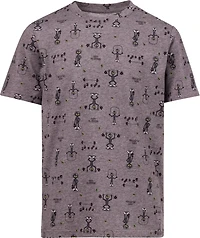 BCG Boys' 4-7 Lifestyle Work Out Alien Allover Print T-shirt