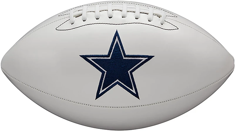 Wilson Dallas Cowboys NFL Live Signature Autograph Football