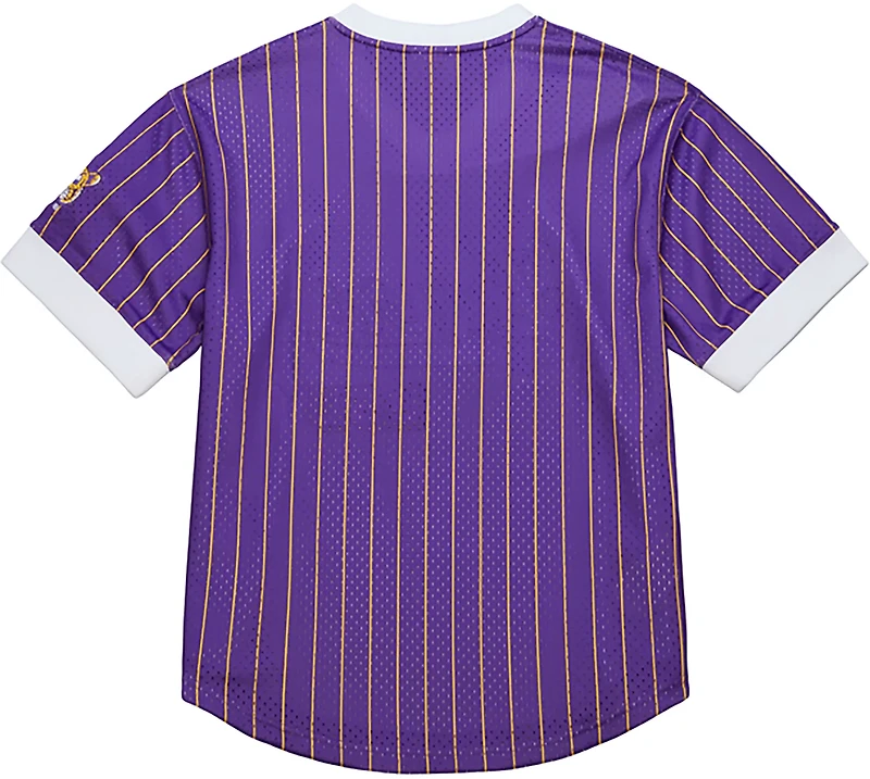 Mitchell & Ness Men's LSU Double Play Primary Logo Baseball Jersey