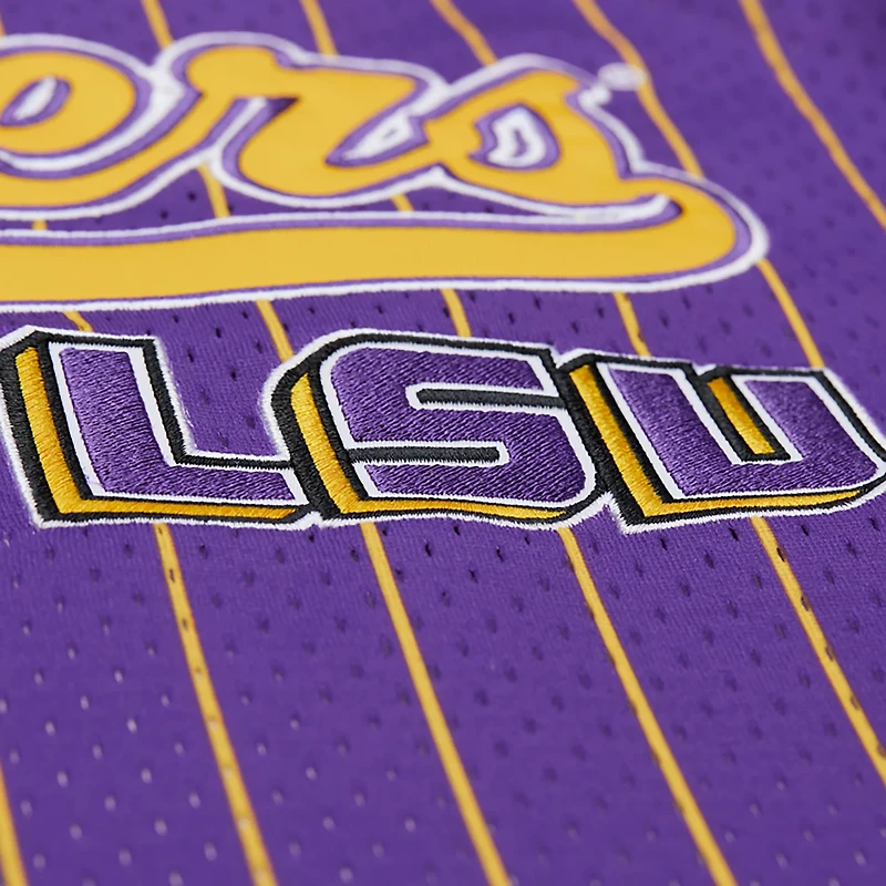 Mitchell & Ness Men's LSU Double Play Primary Logo Baseball Jersey