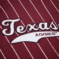 Mitchell & Ness Men's Texas A&M Double Play Primary Logo Baseball Jersey