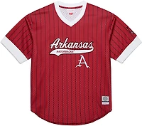 Mitchell & Ness Men's Arkansas Double Play Primary Logo Baseball Jersey