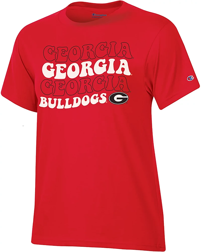 Champion Men's University of Georgia Retro School Graphic T-shirt