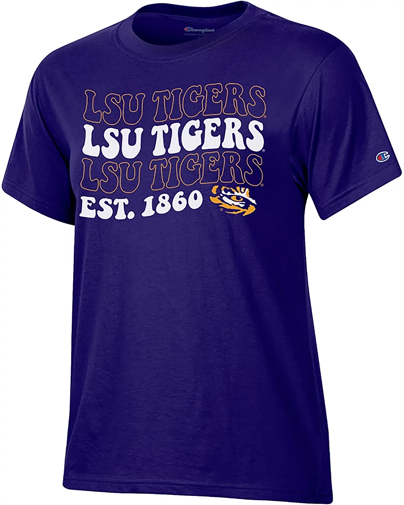 Champion Women's Louisiana State University Retro School Graphic T-shirt