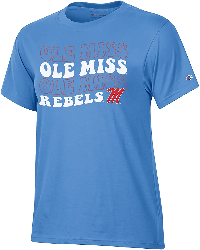 Champion Women's Ole Miss Retro School T-shirt