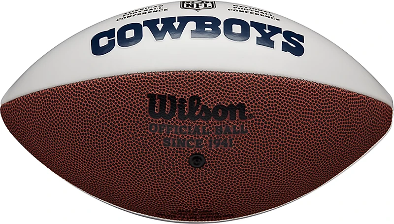 Wilson Dallas Cowboys NFL Live Signature Autograph Football