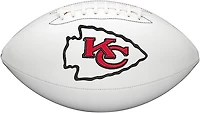 Wilson Kansas City Chiefs NFL Live Signature Autograph Football