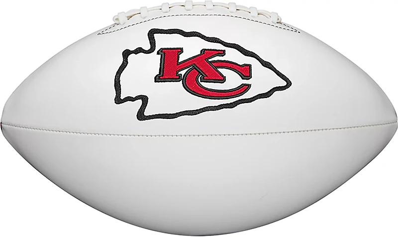 Wilson Kansas City Chiefs NFL Live Signature Autograph Football