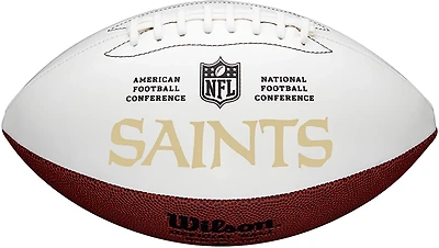 Wilson New Orleans Saints NFL Live Signature Autograph Football