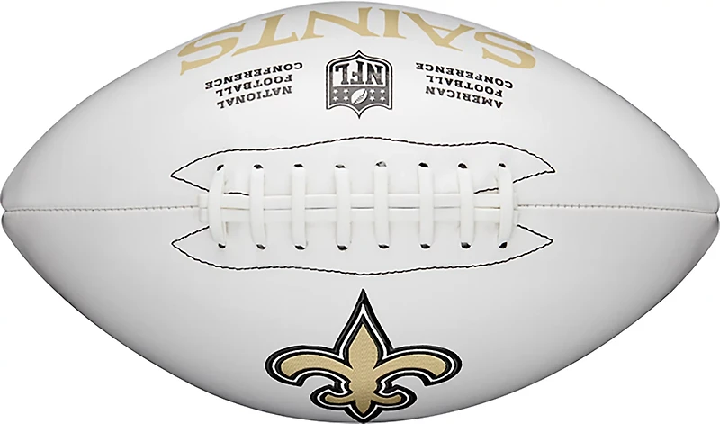 Wilson New Orleans Saints NFL Live Signature Autograph Football
