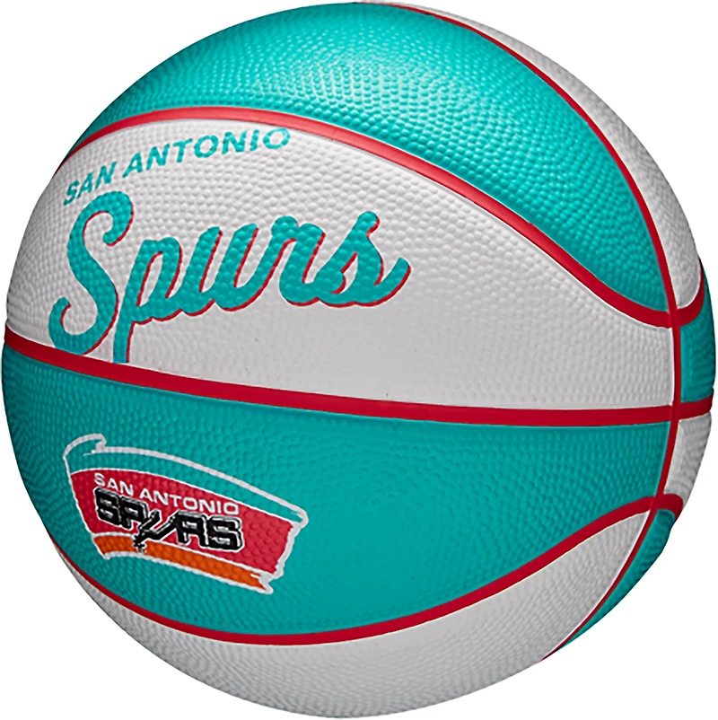 Wilson San Antonio Spurs Retro Mini Basketball