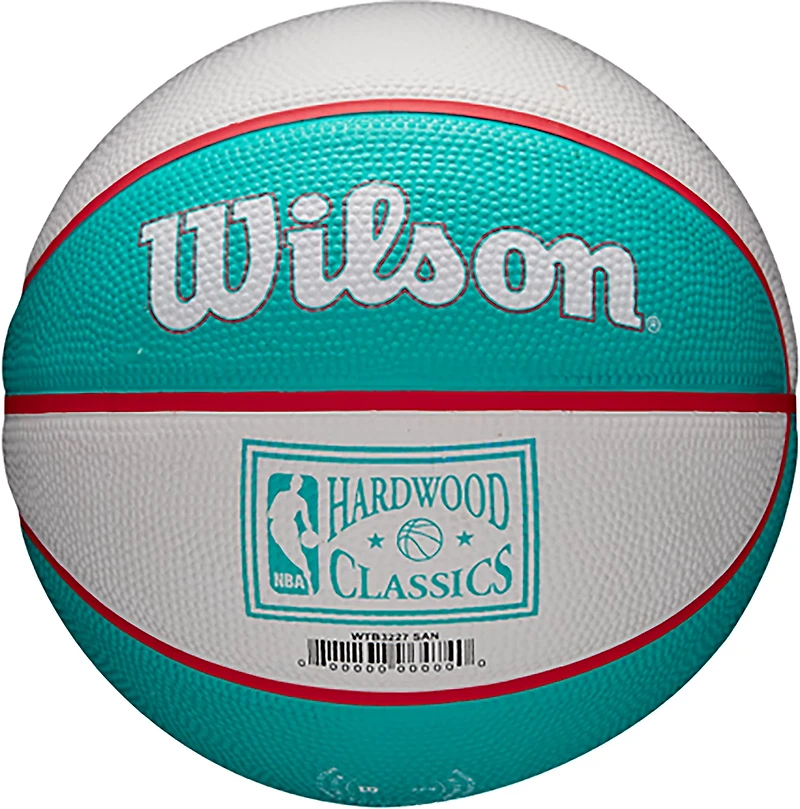 Wilson San Antonio Spurs Retro Mini Basketball